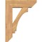 Ekena Millwork Imperial Slat Smooth Bracket w/ Offset Brace, Western Red Cedar, 7 1/2"W x 24"D x 32"H BKT0806X24X32IMP06SWR - alternate 3